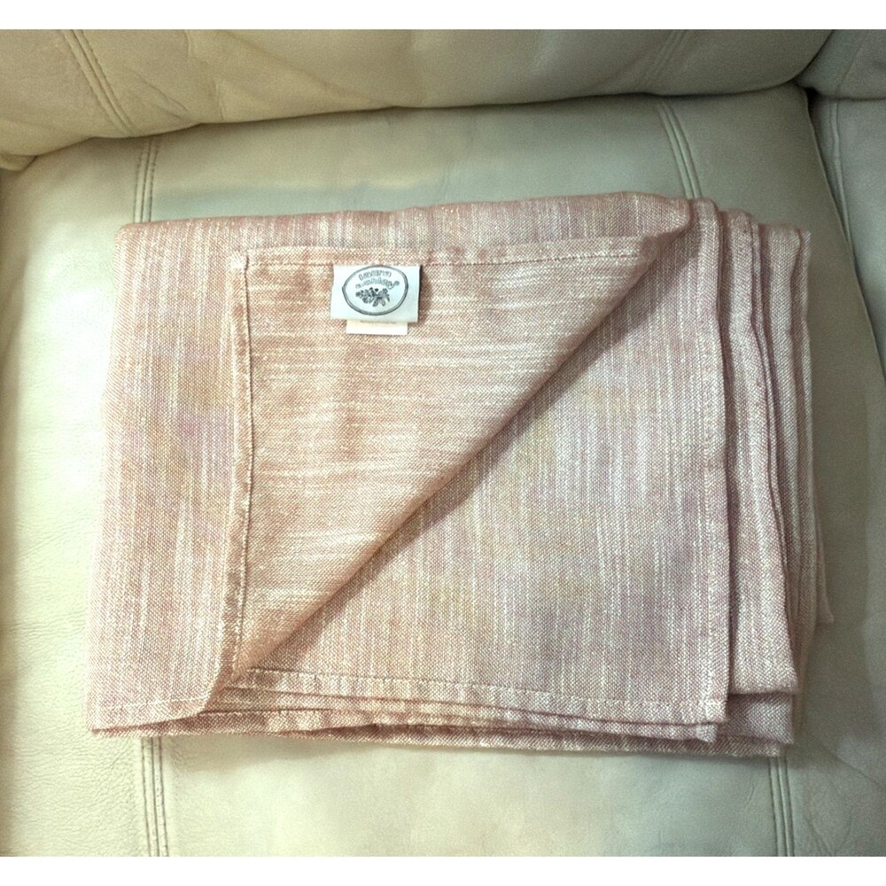 Laura Ashley Tablecloth Oblong 56x82 Glitter Pink